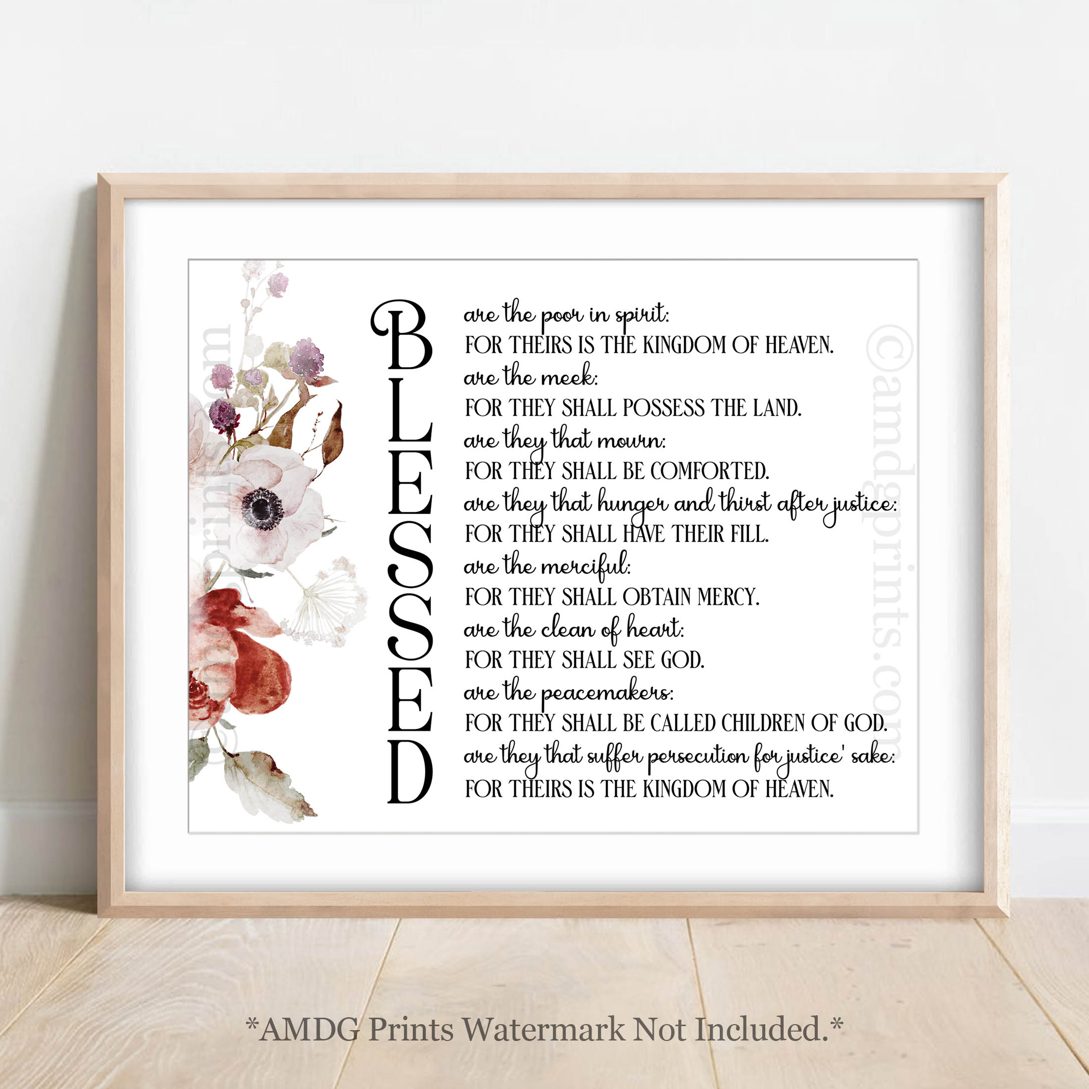 BV18 The Beatitudes - AMDG Prints