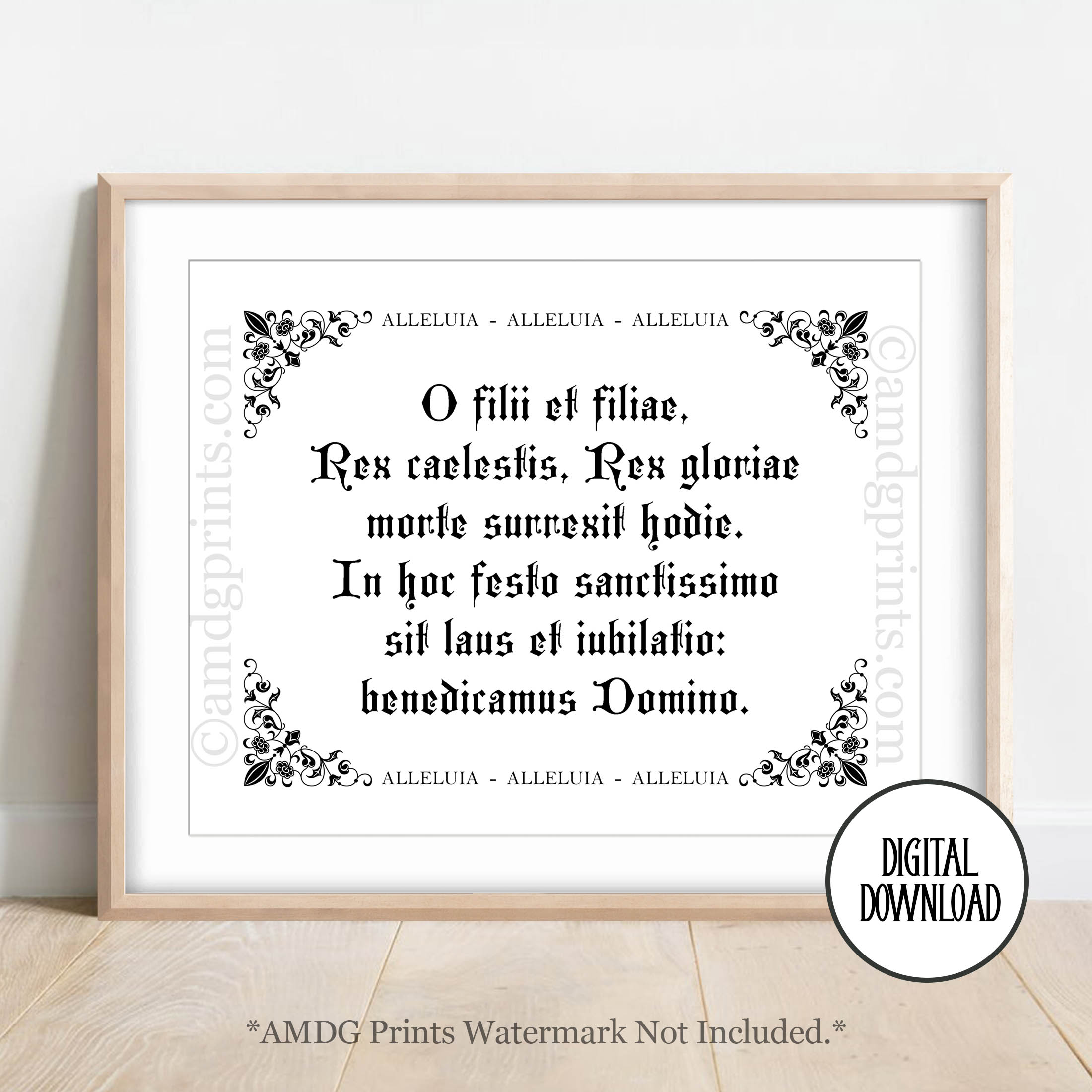 E09 O Filii et Filiae DD