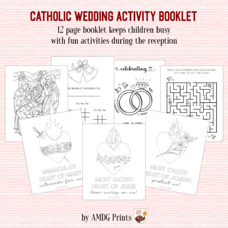 Catholic Wedding Activities Booklet