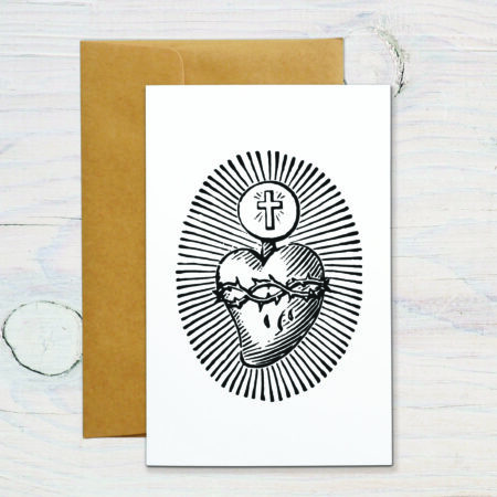 GC12 Eucharistic Heart of Jesus Card