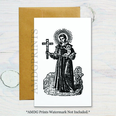 GC13 St Anthony of Padua Card