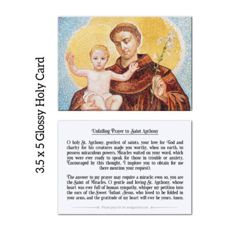 Prayer to St. Anthony Holy Card