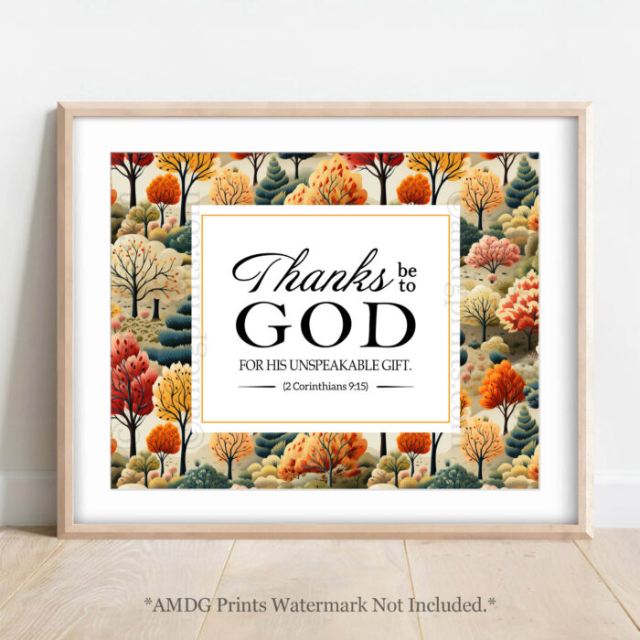 TH09 Thanks Be To God