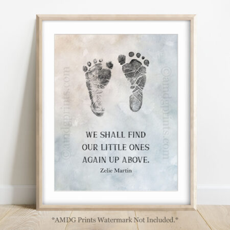 VT01 Zelie Martin Quote; Blue Sand