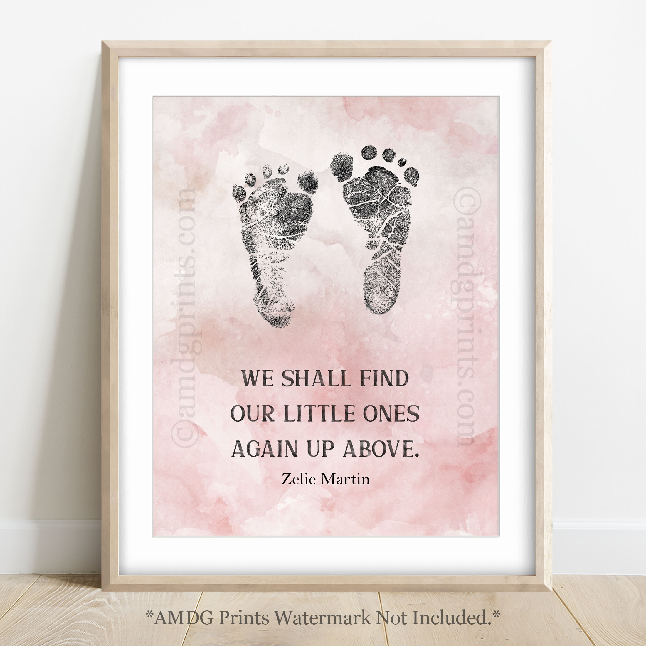 VT01 Zelie Martin Quote; Pink Sand