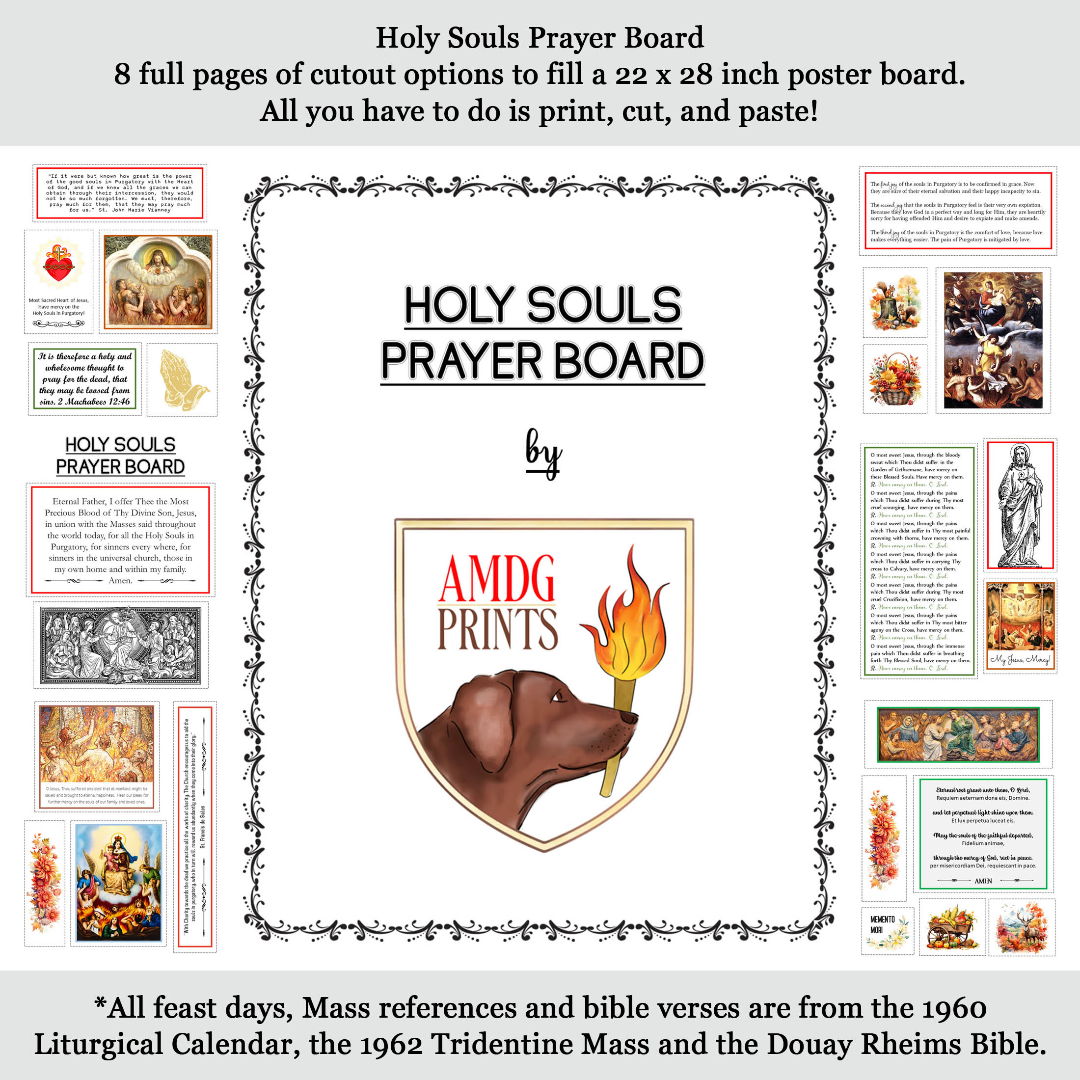 Prayer Board - Holy Souls in Purgatory
