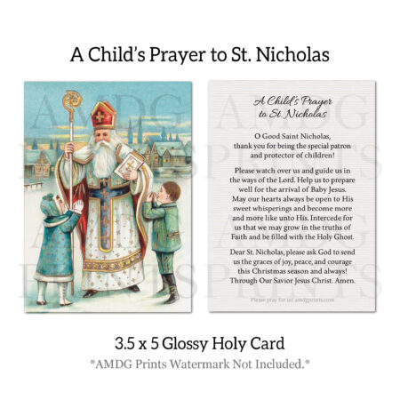 A Child's Prayer to St. Nicholas