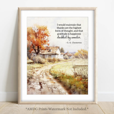 TH17 Happiness Doubled - Chesterton Quote