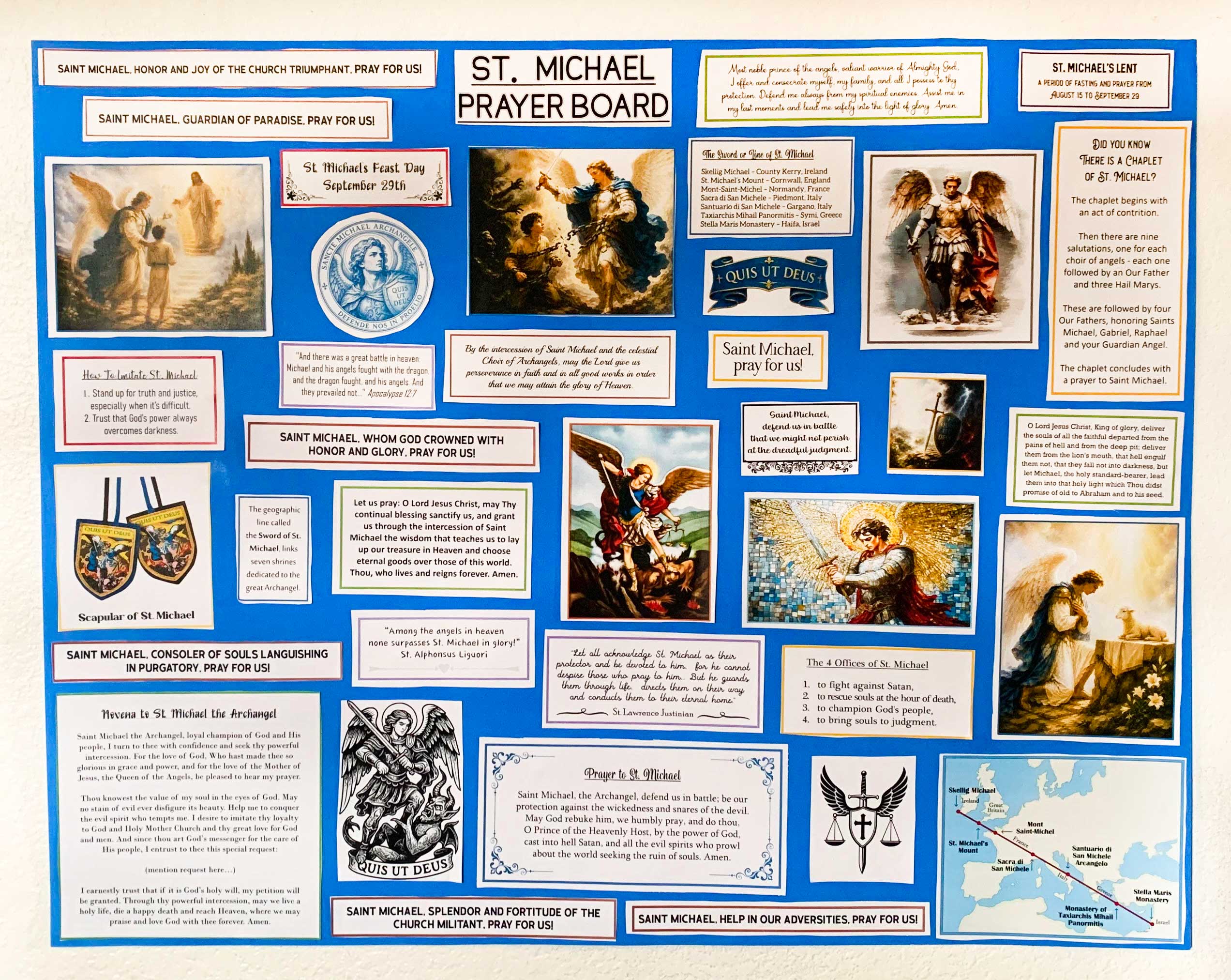 Prayer Board - St. Michael - Image 2